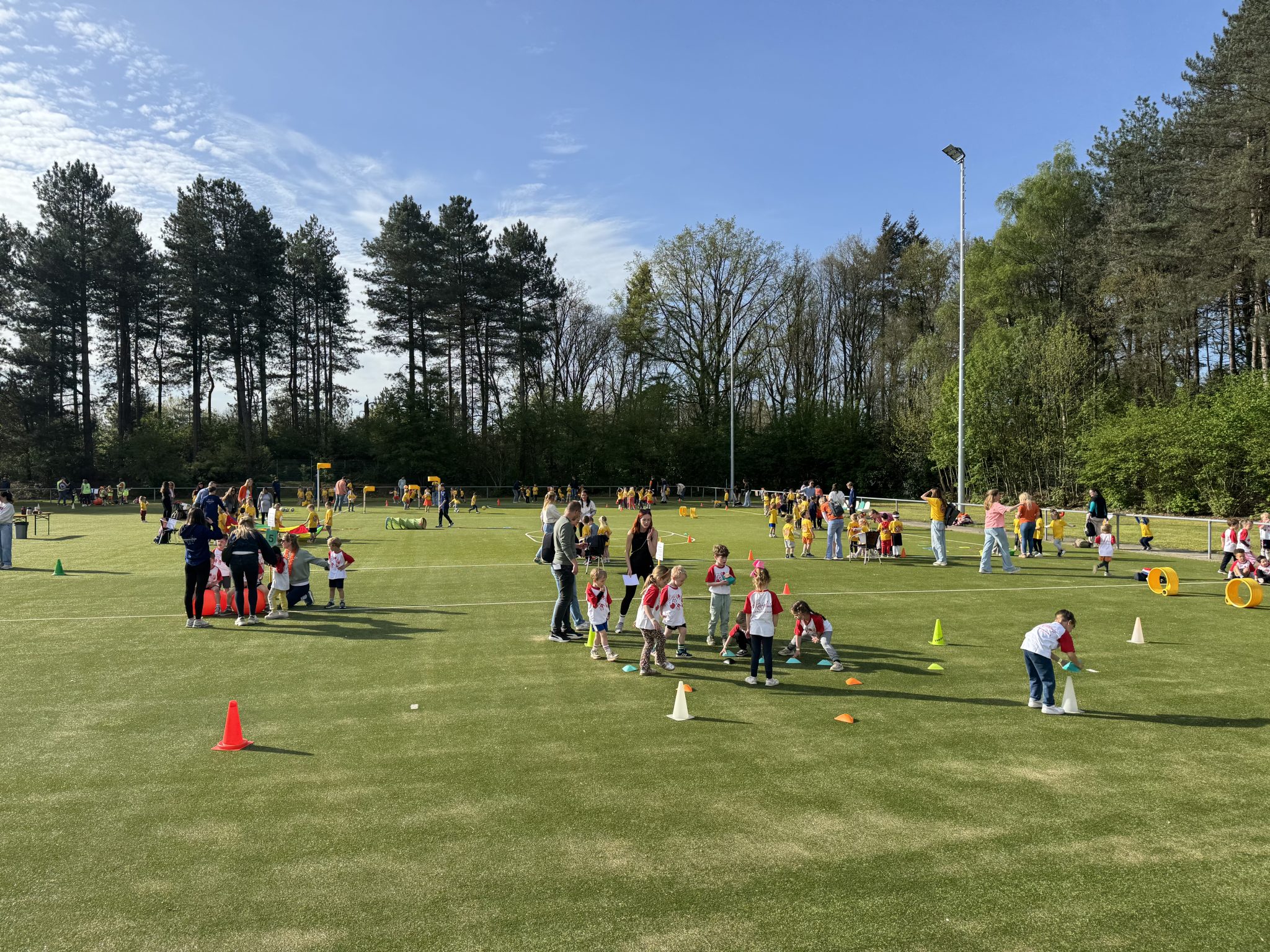 Meer dan 600 kleuters bij NKV op koningsspelen