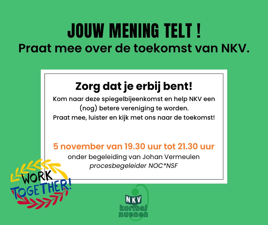 Praat mee over de toekomst van NKV