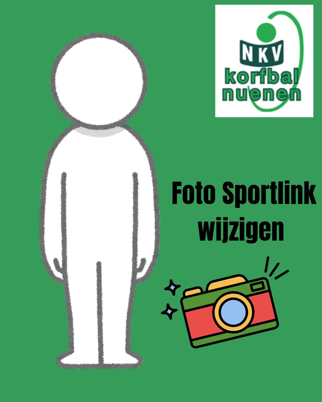 Profielfoto in sportlink wijzigen